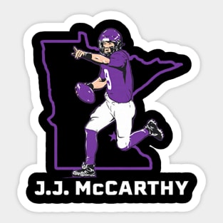 J.J. McCarthy State Star Sticker